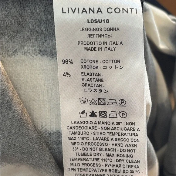 Liviana Conti lightweight striped cotton elastic waist pants size US8 (46) - Picture 8 of 12